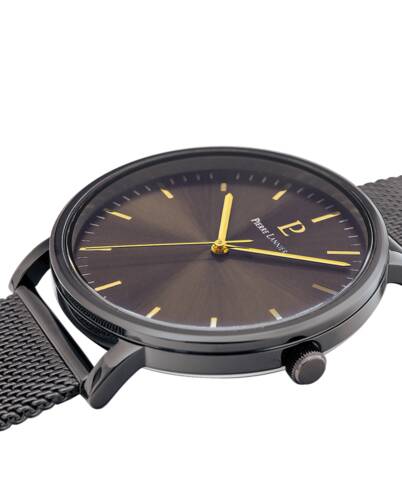 PIERRE LANNIER Montre PIERRE LANNIER Homme Essential en Acier Milanais Gris 218F499