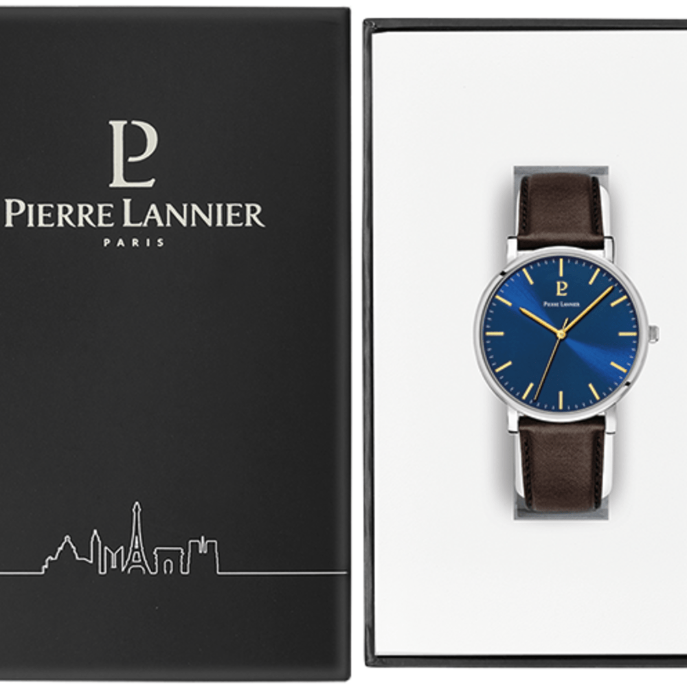 PIERRE LANNIER Montre PIERRE LANNIER Homme Essential en Cuir 217G164