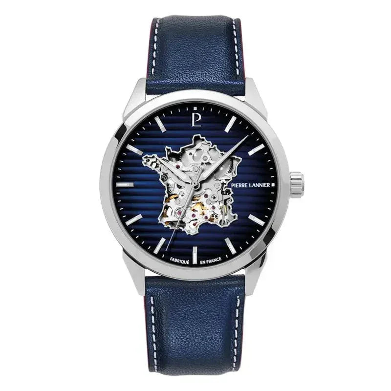 PIERRE LANNIER Montre PIERRE LANNIER Homme Monarck Automatique en Cuir 316F166