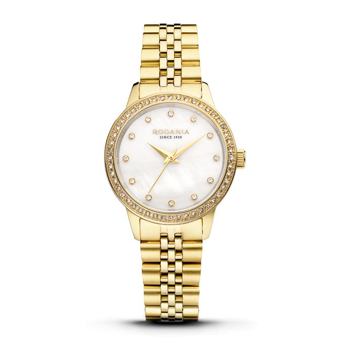 RODANIA Montre RODANIA Femme Montreux en Acier Doré R10004