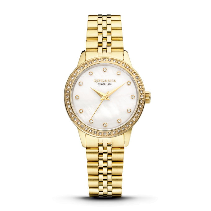 RODANIA Montre RODANIA Femme Montreux en Acier Doré R10004