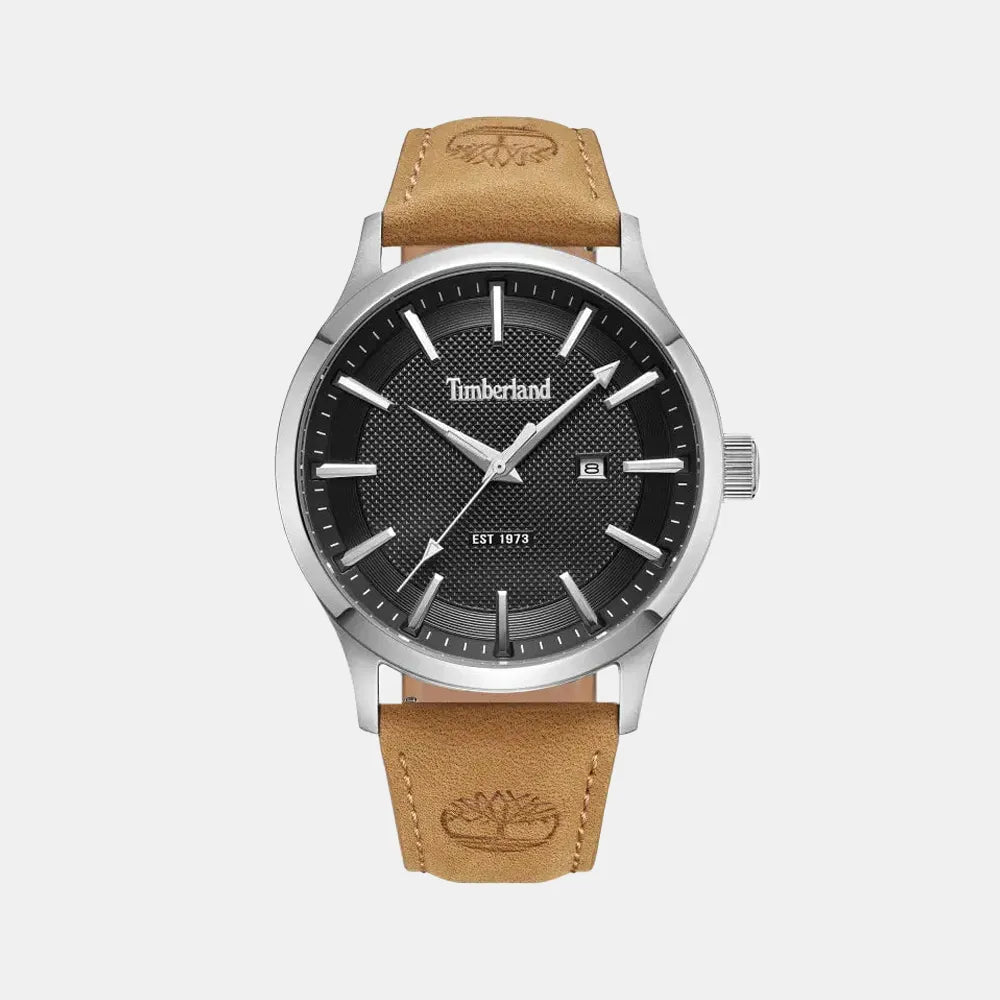TIMBERLAND Montre TIMBERLAND Homme Trumbull en Cuir Marron TDWGB0041003