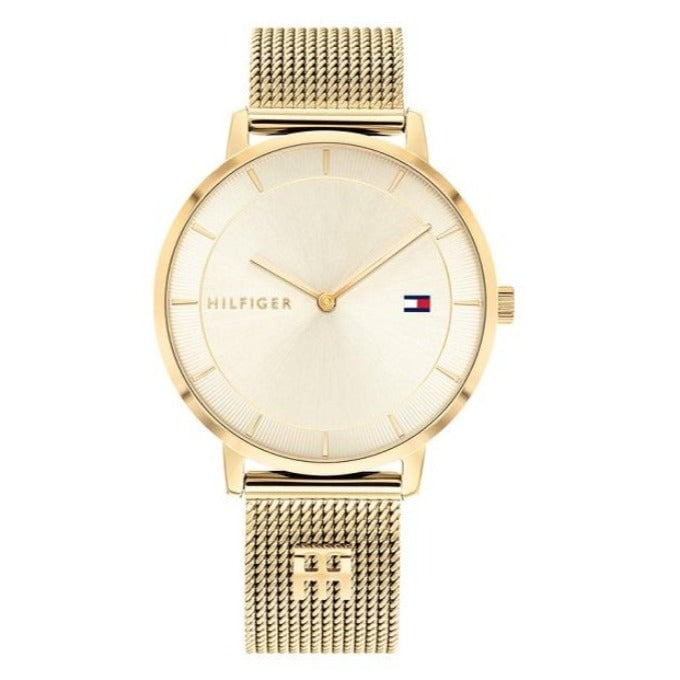 TOMMY HILFIGER Montre TOMMY HILFIGER Femme Tea en Acier Milanais Doré 1782286