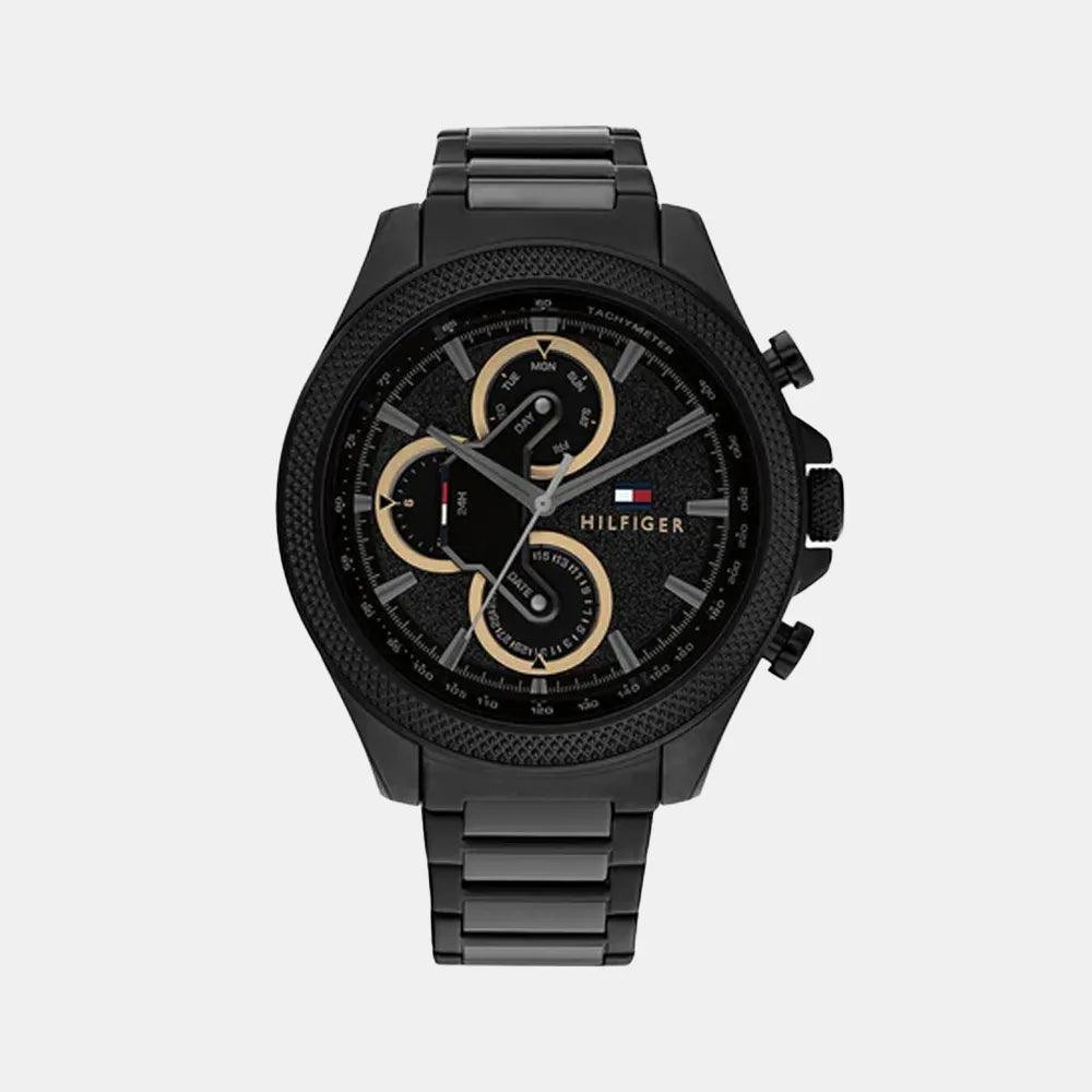 TOMMY HILFIGER Montre TOMMY HILFIGER Homme Clark en Acier Noir 1792081