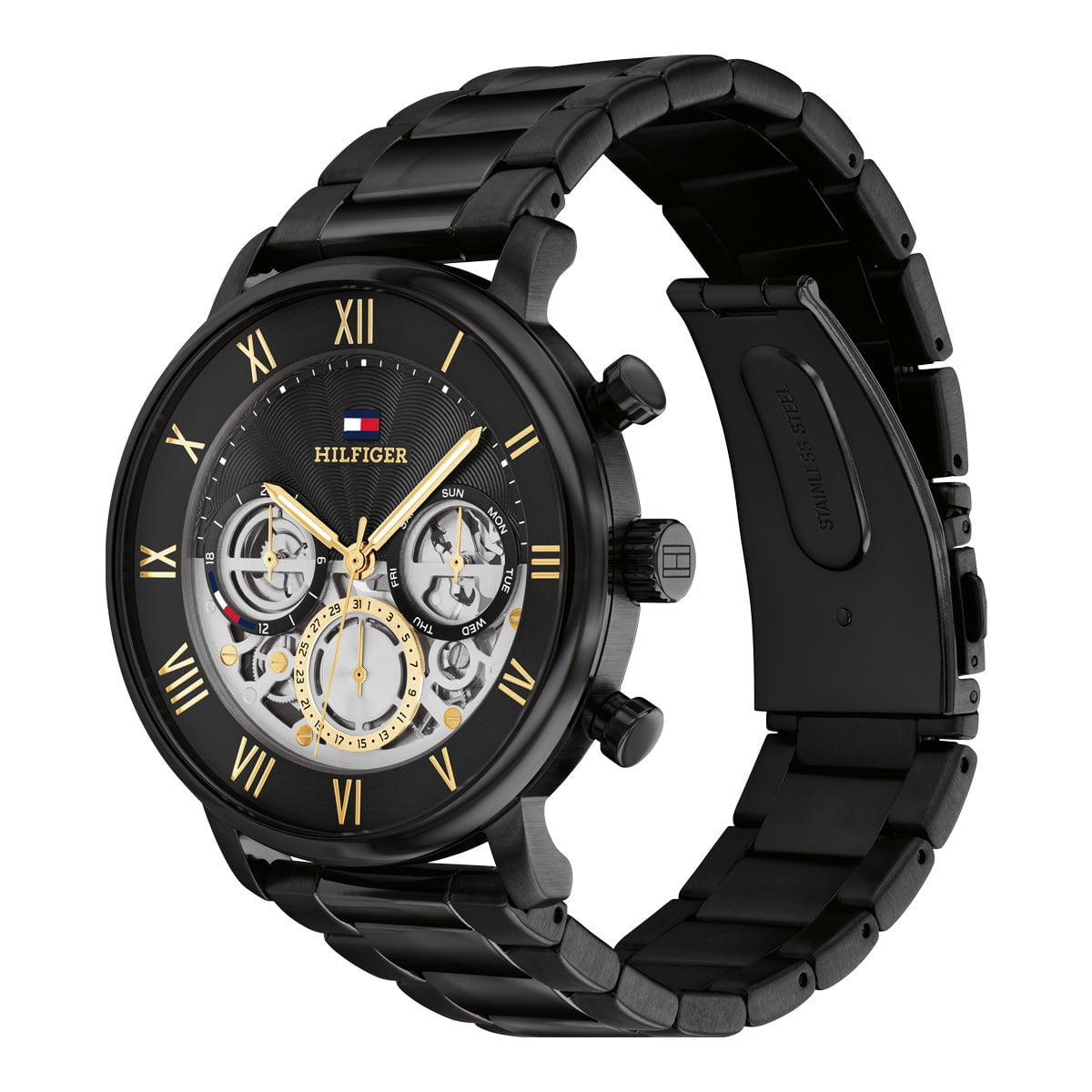 TOMMY HILFIGER Montre TOMMY HILFIGER Homme en Acier Noir 1710706