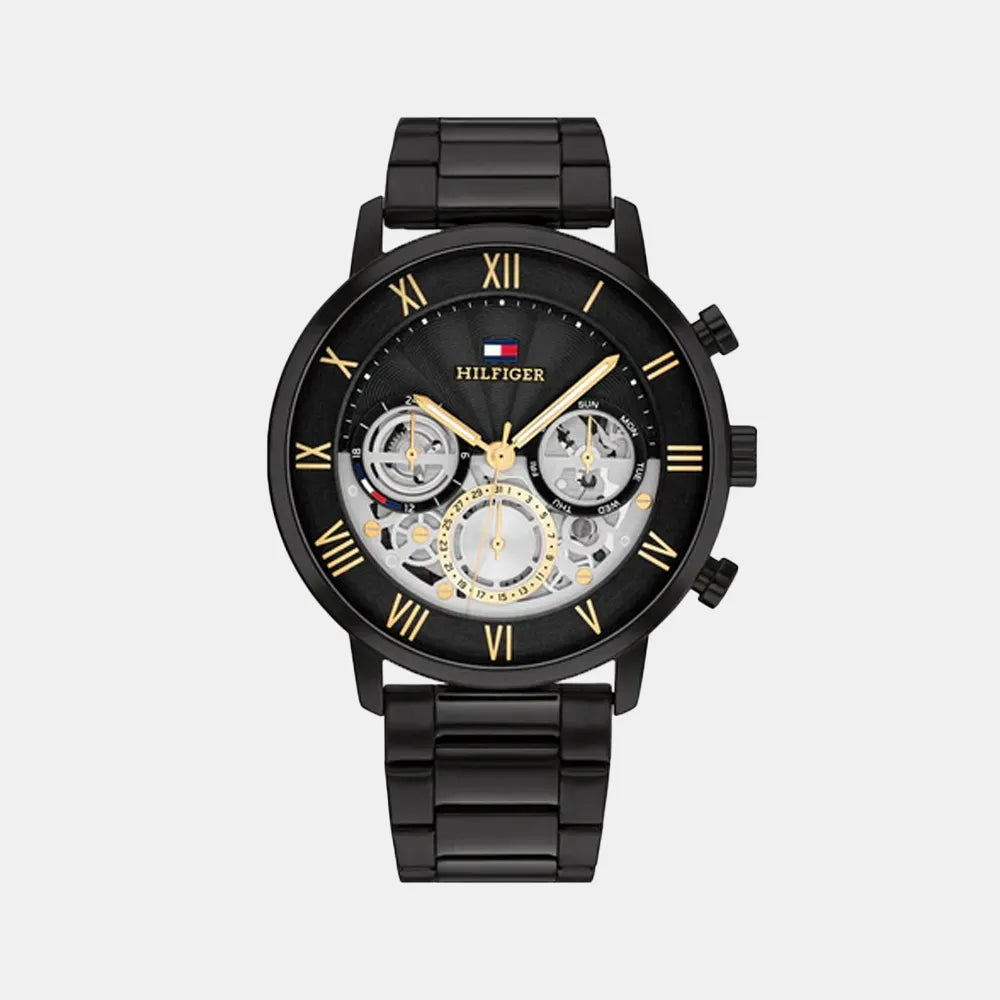 TOMMY HILFIGER Montre TOMMY HILFIGER Homme Legend en Acier Noir 1710706