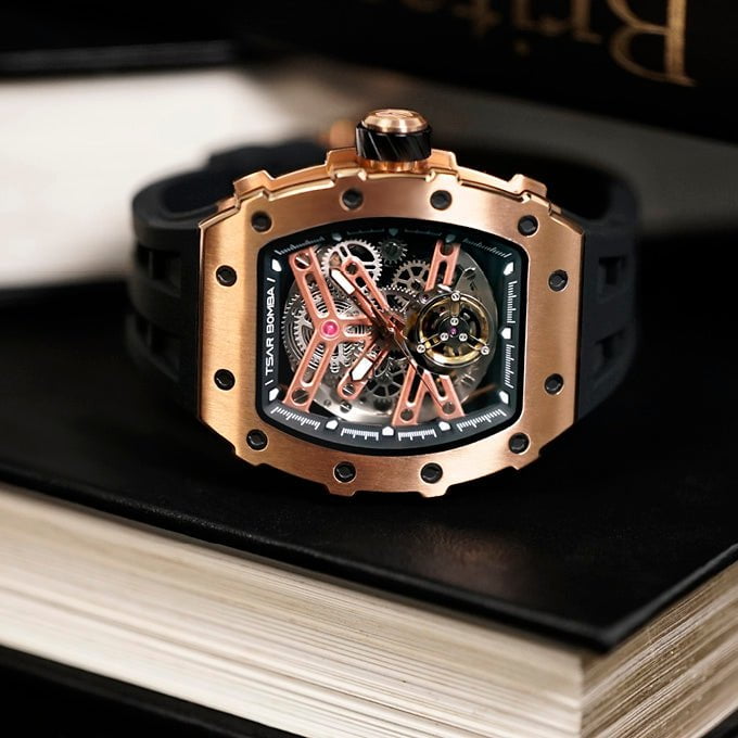 TSAR BOMBA Montre TSAR BOMBA Homme Elemental Automatique TB8208A16