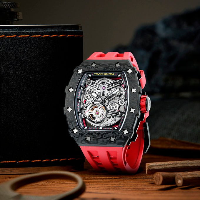 TSAR BOMBA Montre TSAR BOMBA Homme Elemental Automatique TB8208CF39