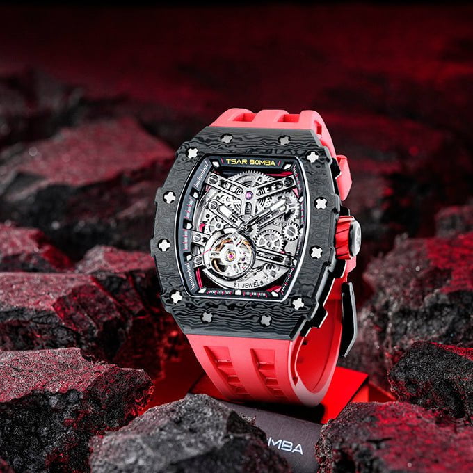 TSAR BOMBA Montre TSAR BOMBA Homme Elemental Automatique TB8208CF39