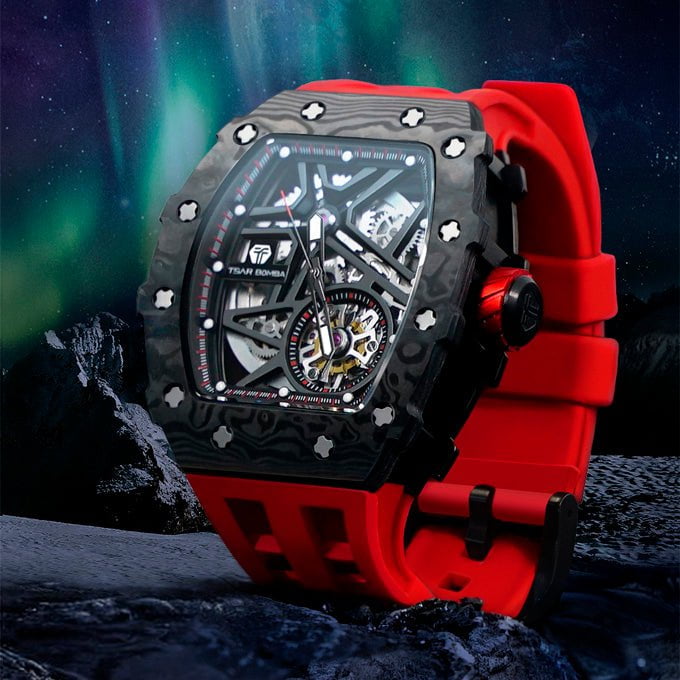 TSAR BOMBA Montre TSAR BOMBA Homme Elemental Automatique TB8209CF02