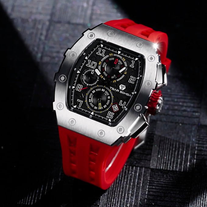 TSAR BOMBA Montre TSAR BOMBA Homme Elemental Chronographe TB8204Q33
