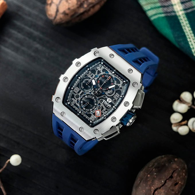 TSAR BOMBA Montre TSAR BOMBA Homme Elemental Chronographe TB8204Q34