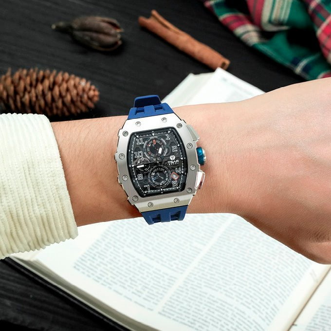 TSAR BOMBA Montre TSAR BOMBA Homme Elemental Chronographe TB8204Q34