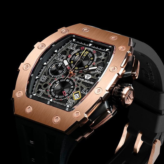 TSAR BOMBA Montre TSAR BOMBA Homme Elemental Chronographe TB8204Q35