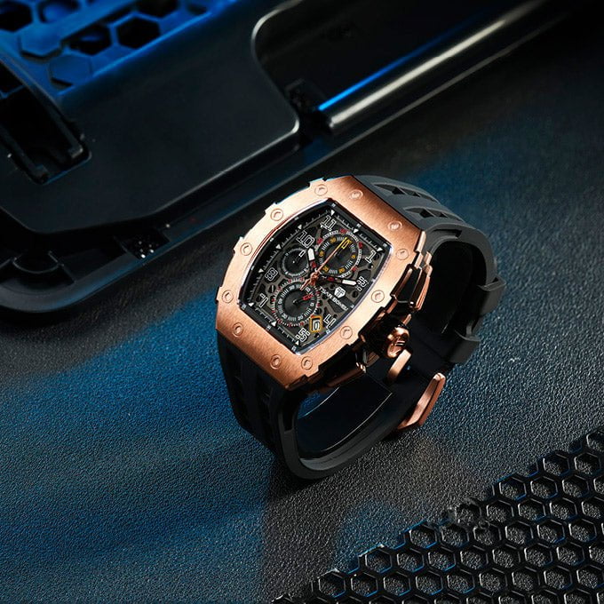 TSAR BOMBA Montre TSAR BOMBA Homme Elemental Chronographe TB8204Q35