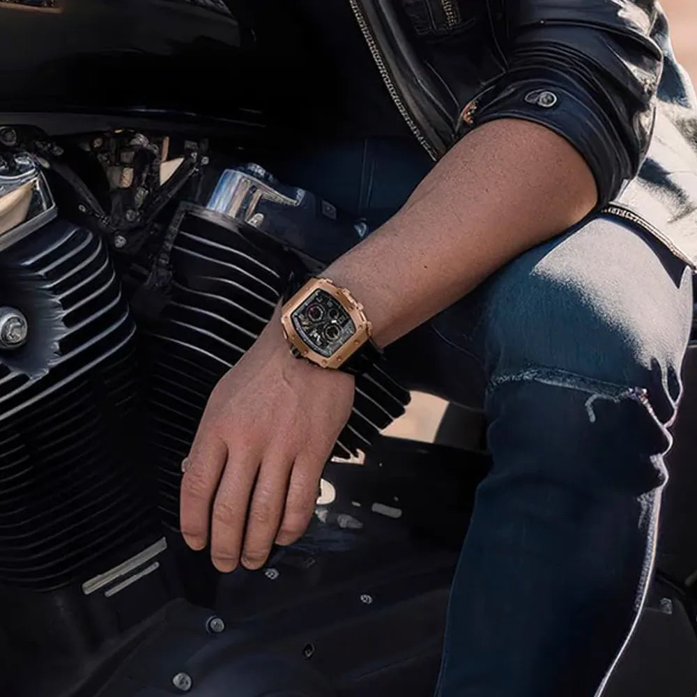 TSAR BOMBA Montre TSAR BOMBA Homme Elemental Chronographe TB8204Q35