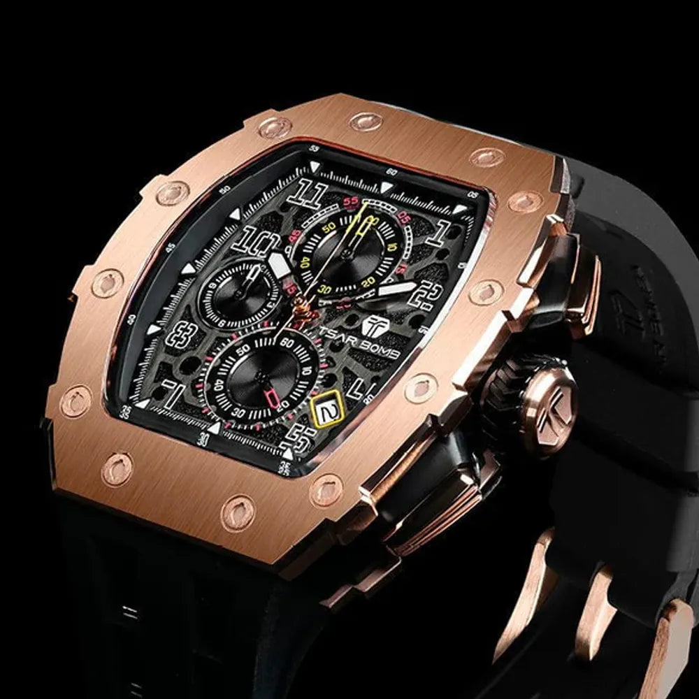 TSAR BOMBA Montre TSAR BOMBA Homme Elemental Chronographe TB8204Q35