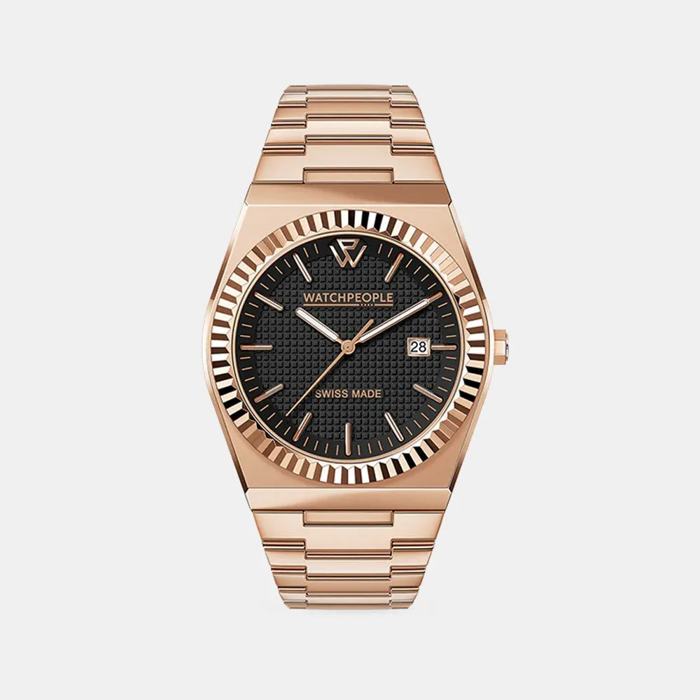 WATCH PEOPLE Montre WATCH PEOPLE Femme WP1 en Acier Doré Rose 700361