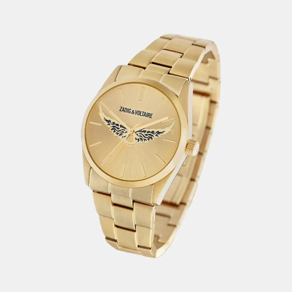 ZADIG & VOLTAIRE Montre ZADIG & VOLTAIRE Femme en Acier Doré ZVT1114
