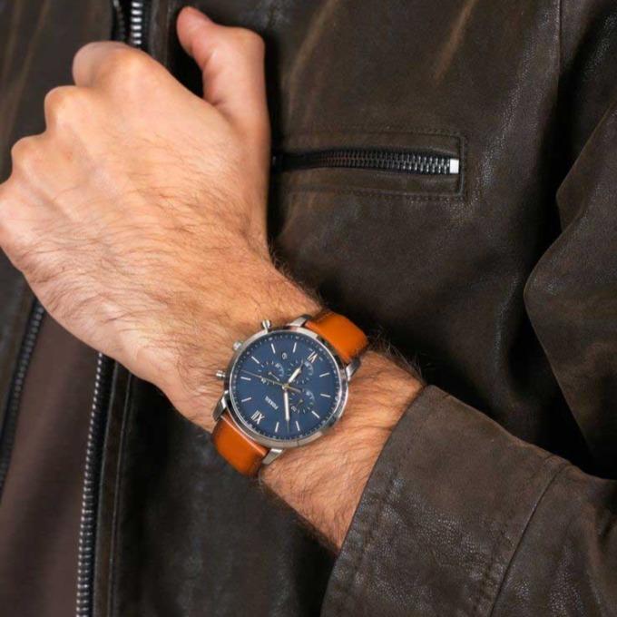 FOSSIL Coffret FOSSIL Neutra Homme Montre et Bijoux Chronographe FS5708SET