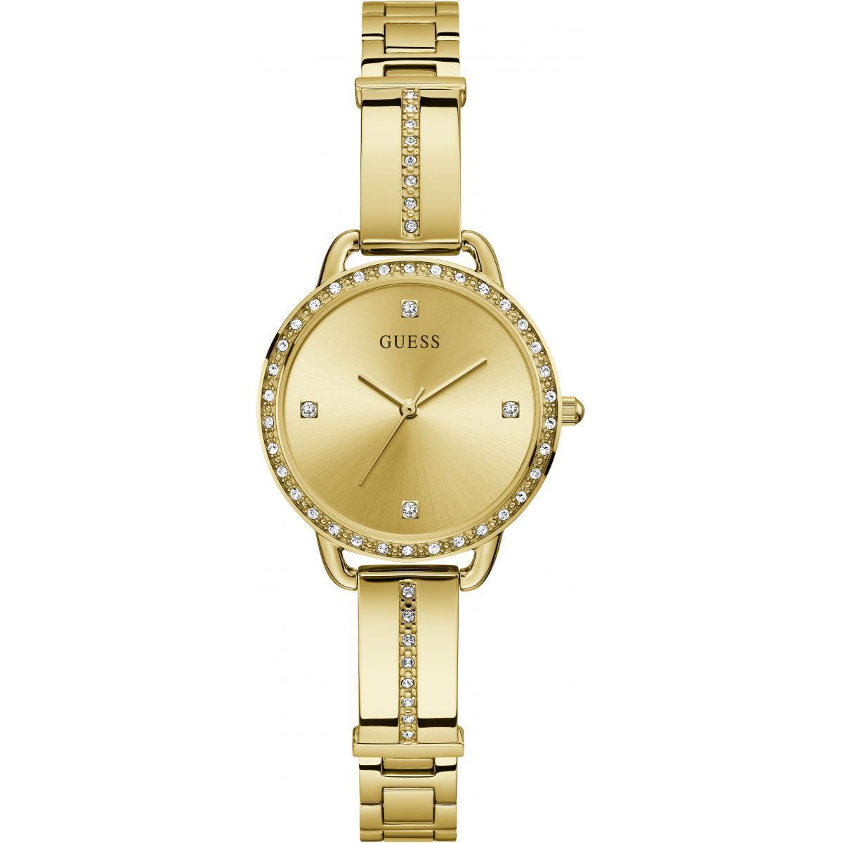 GUESS Montre GUESS Bellini Femme en Acier Doré GW0022L2