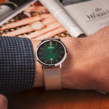 MICHEL HERBELIN Montre MICHEL HERBELIN City Homme en Acier Milanais 19515AP16B