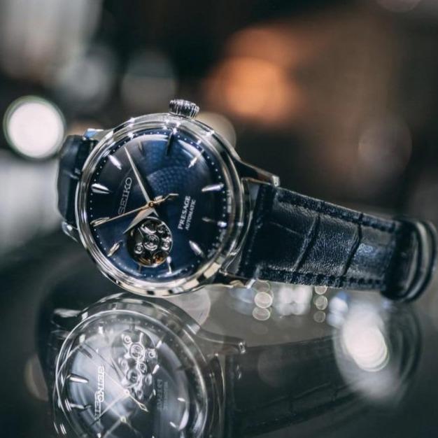 SEIKO Montre SEIKO Presage Cocktail Automatique Homme Cœur Ouvert SSA405J1