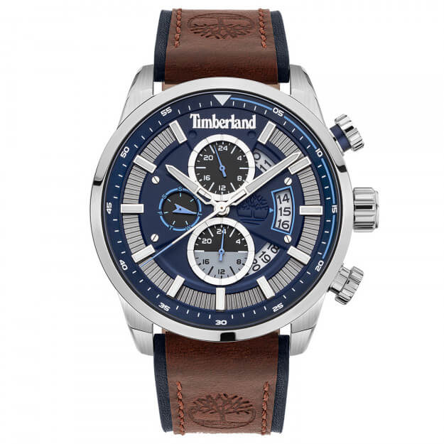 Montre TIMBERLAND Callahan Homme en Cuir Marron TDWGF2102602