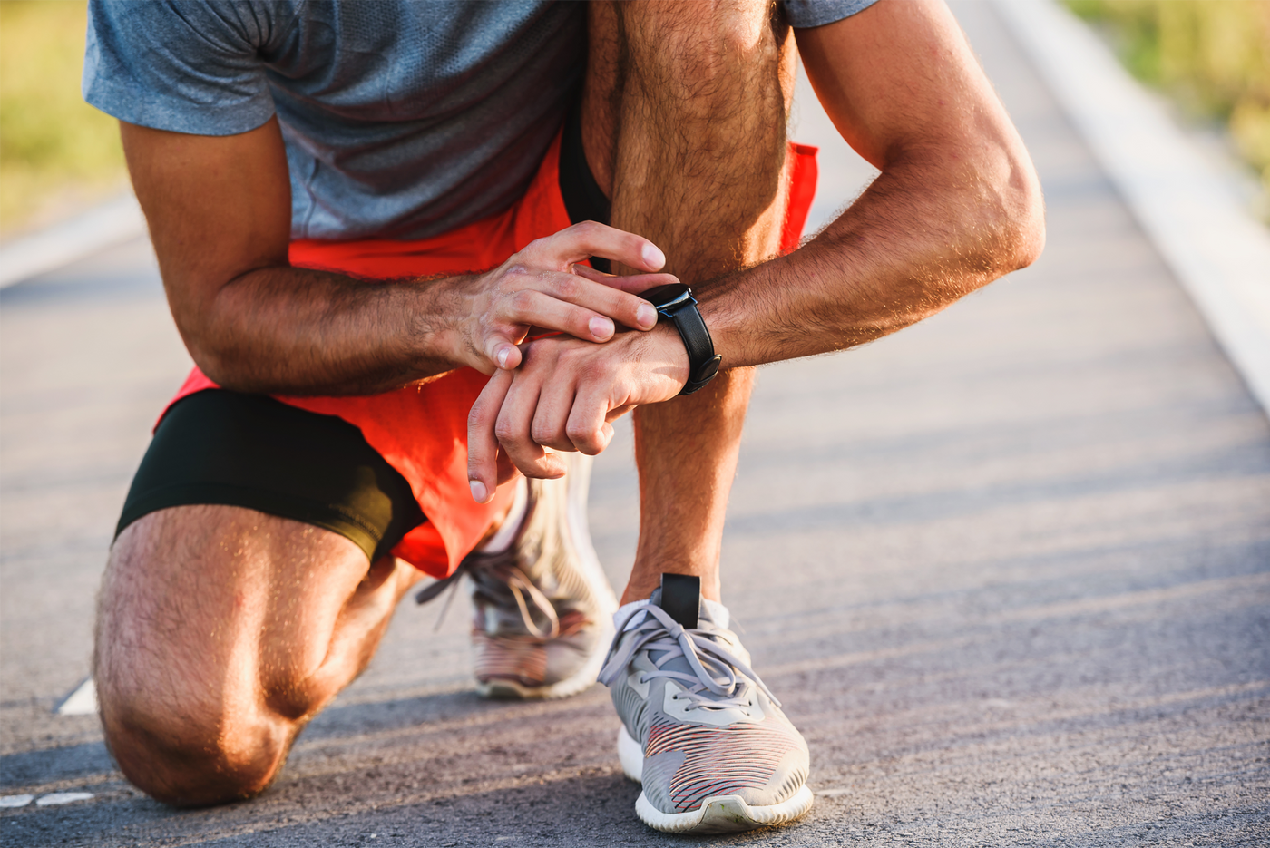 montre connectée + joggeur 