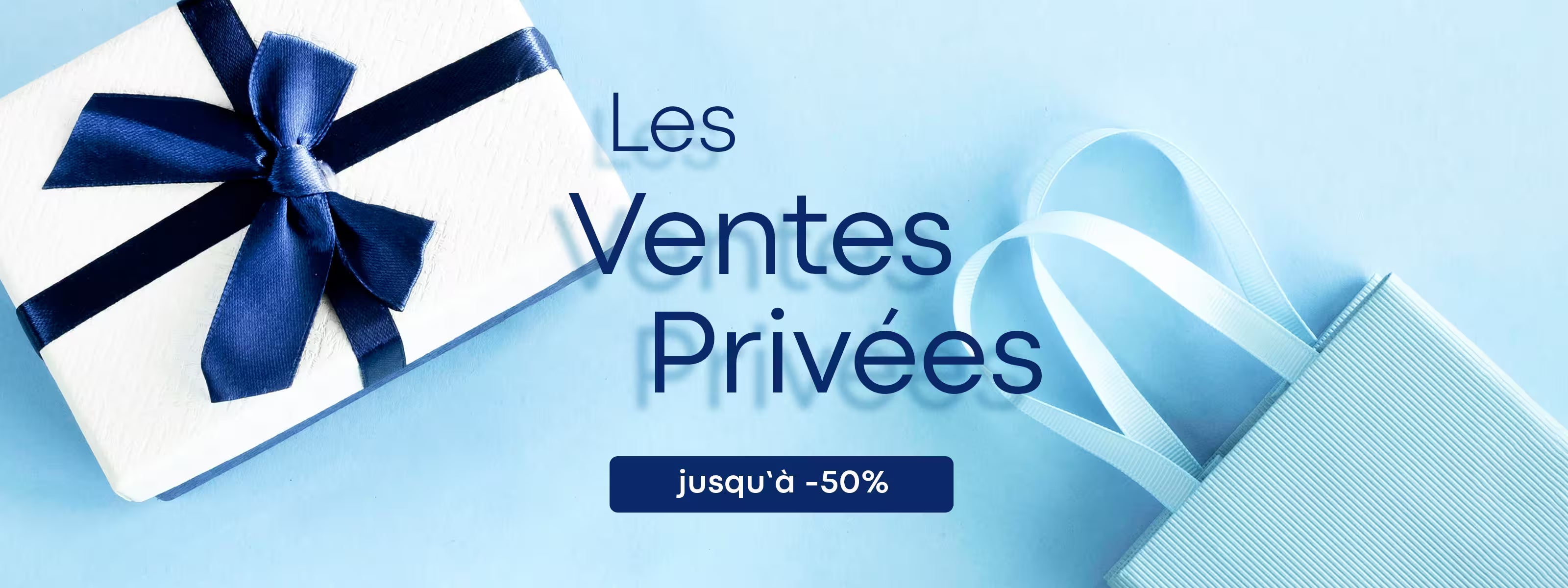 Bannière soldes hivers