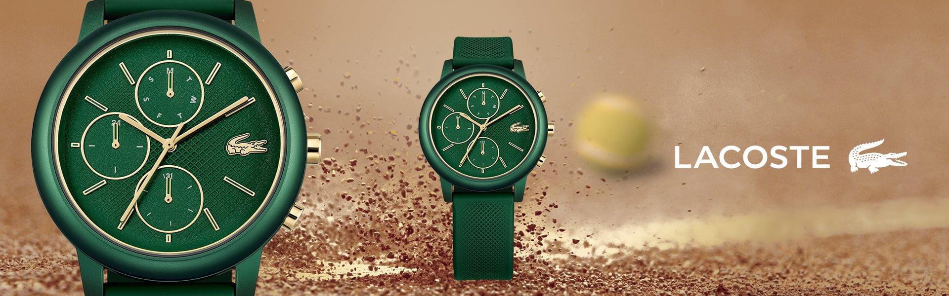 Bannière Lacoste Montre Tempka