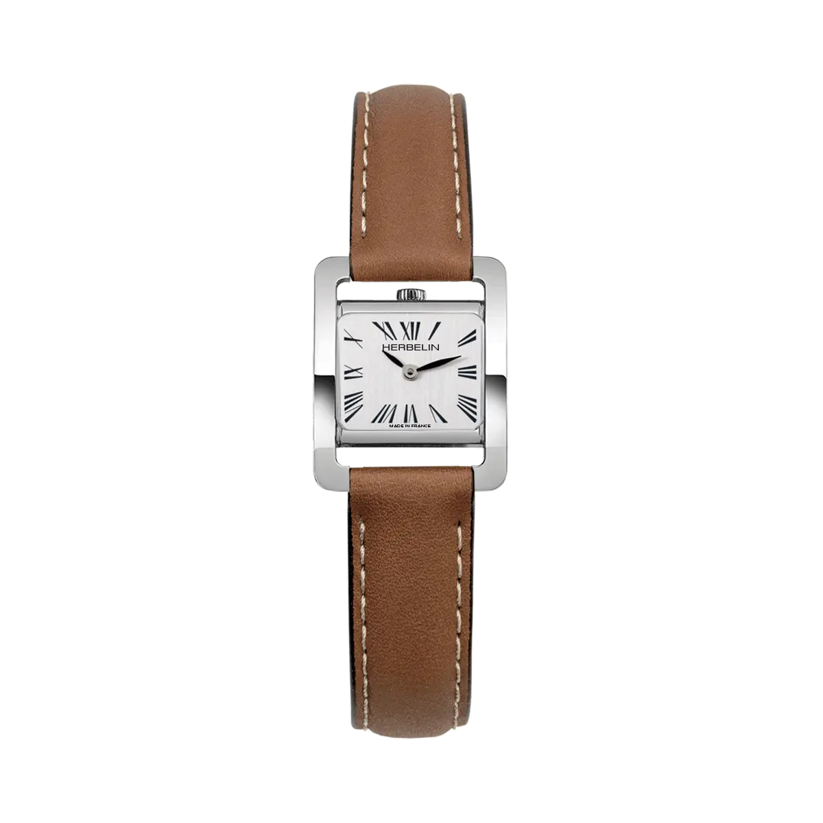 Montre HERBELIN Femme V Avenue en Cuir Marron 17037AP01GD