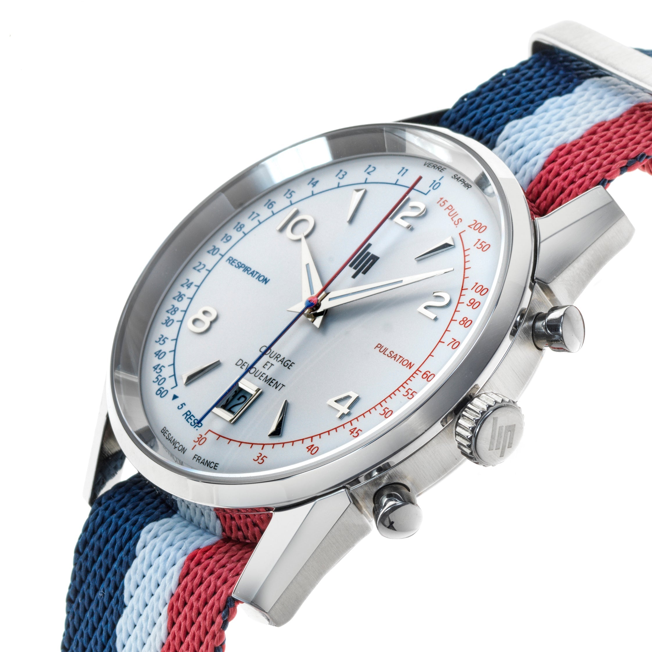 Montre LIP Homme Courage Coffret Bracelets Interchangeables 670011