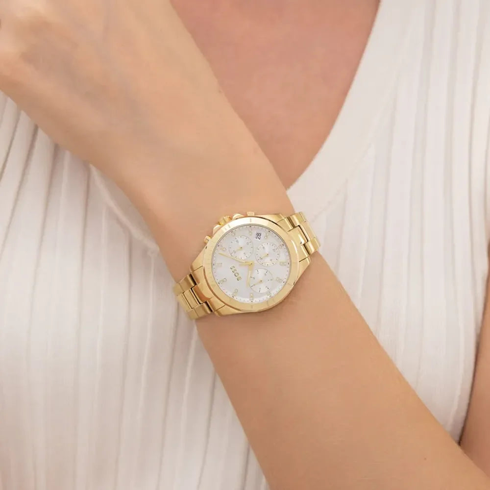 BOSS Montre BOSS Femme Alley en Acier Doré 1502829