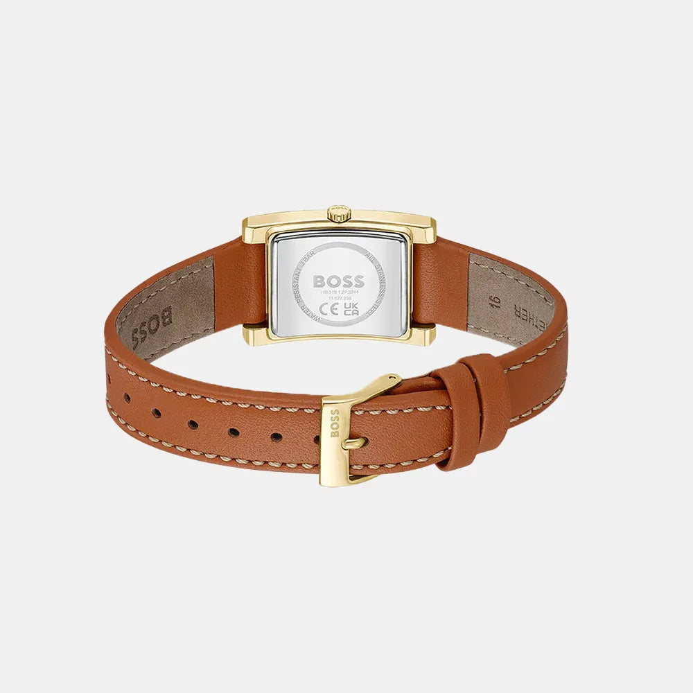 BOSS Montre BOSS Femme Business en Cuir Marron 1502741