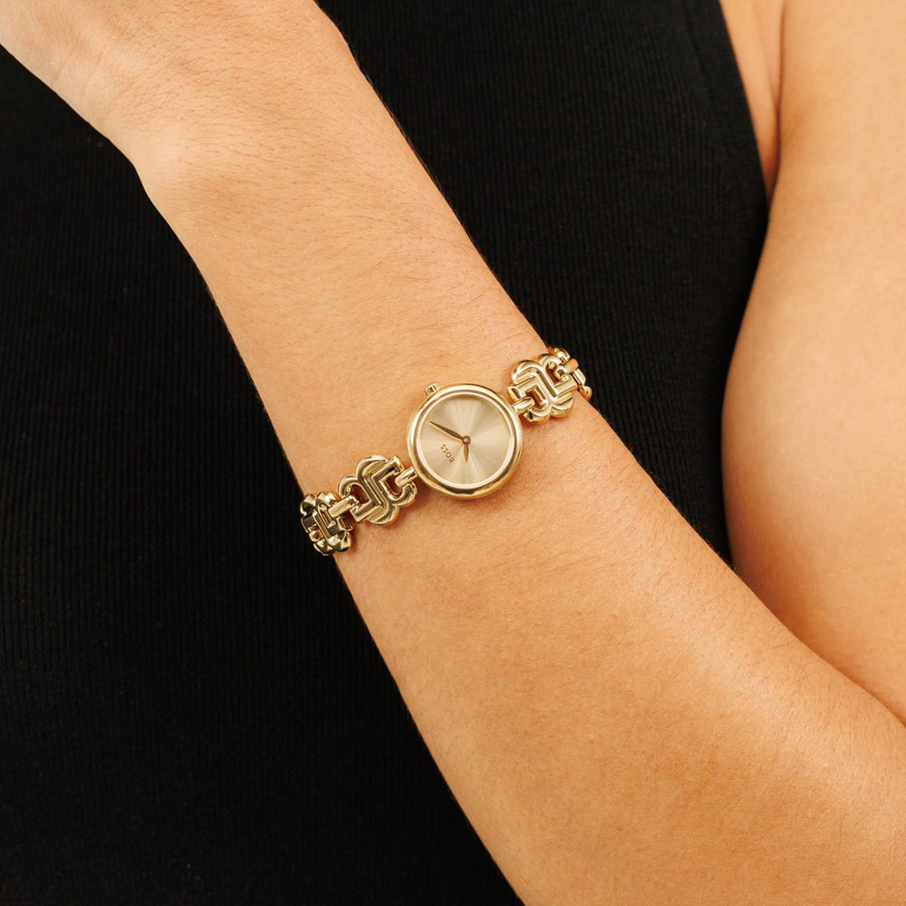 BOSS Montre BOSS Femme Double b dressy en Acier Doré 1502794