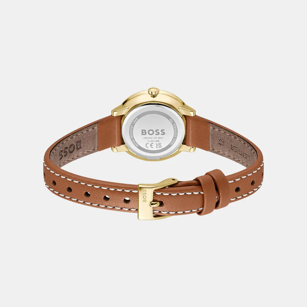 BOSS Montre BOSS Femme Lucia en Cuir Marron 1502817