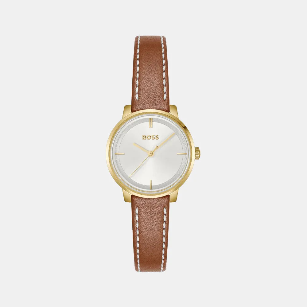 BOSS Montre BOSS Femme Lucia en Cuir Marron 1502817