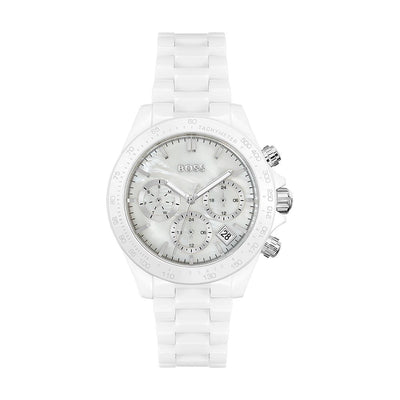 BOSS Montre BOSS Femme Novia Ceramic en Céramique Blanc 1502630