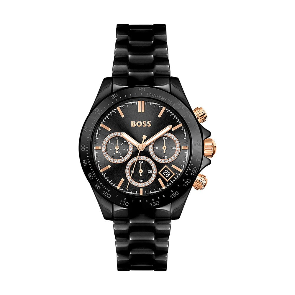 BOSS Montre BOSS Femme Novia Ceramic en Céramique Noir 1502633