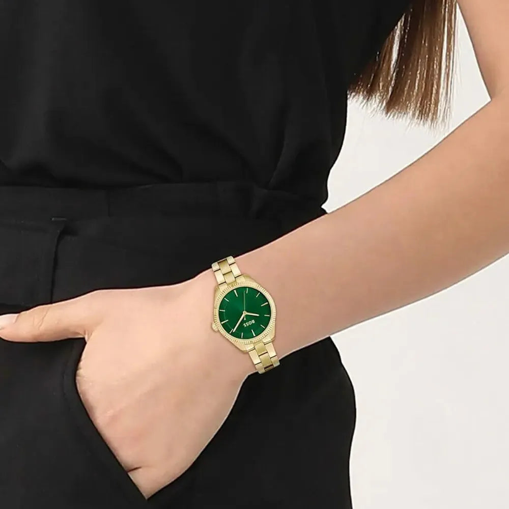 BOSS Montre BOSS Femme Sage en Acier Doré 1502729