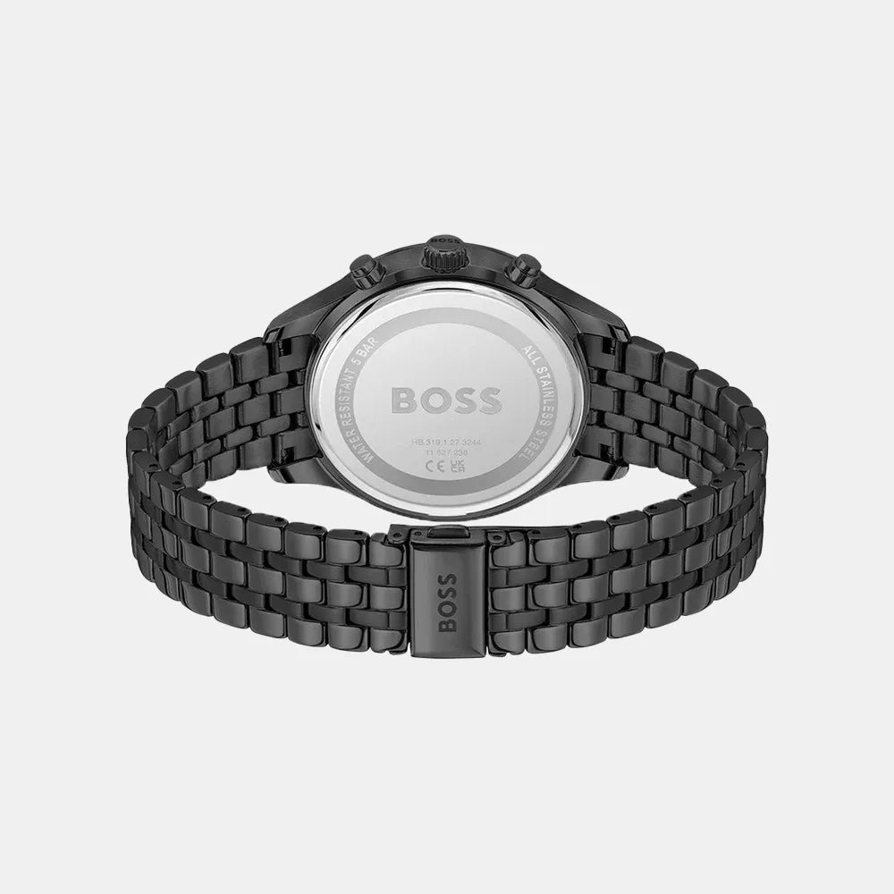 BOSS Montre BOSS Homme Avery Chronographe en Acier Noir 1514256