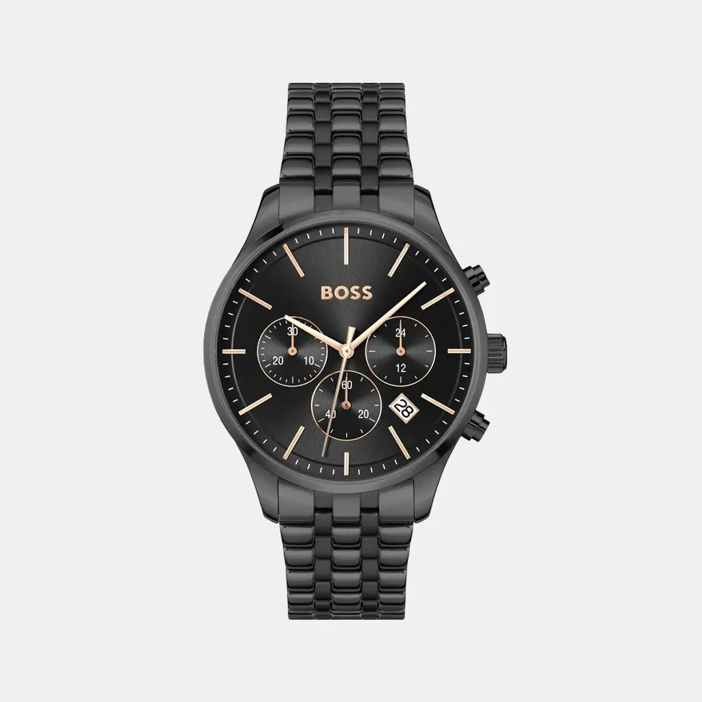 BOSS Montre BOSS Homme Avery Chronographe en Acier Noir 1514256