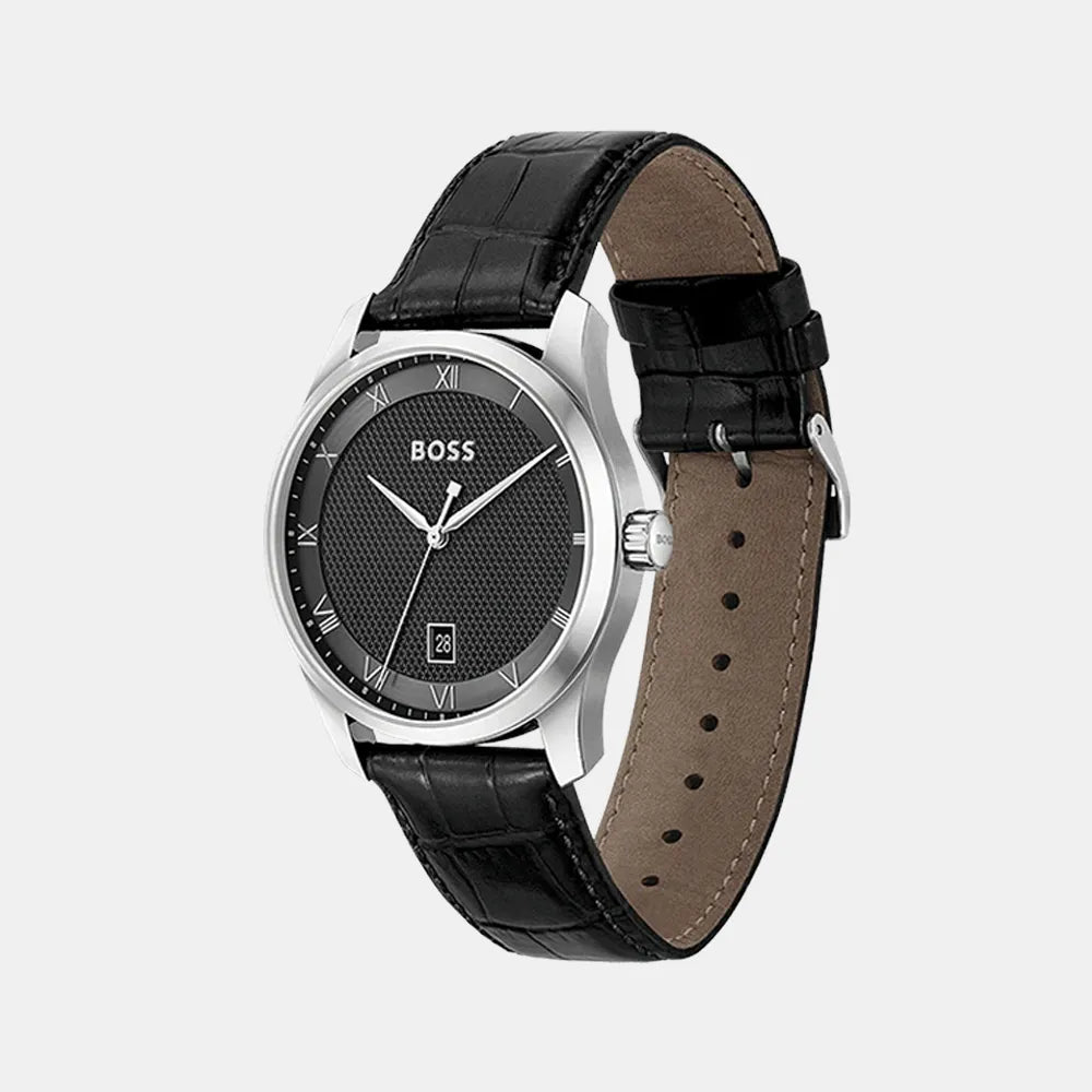 BOSS Montre BOSS Homme Business en Cuir Noir 1514122