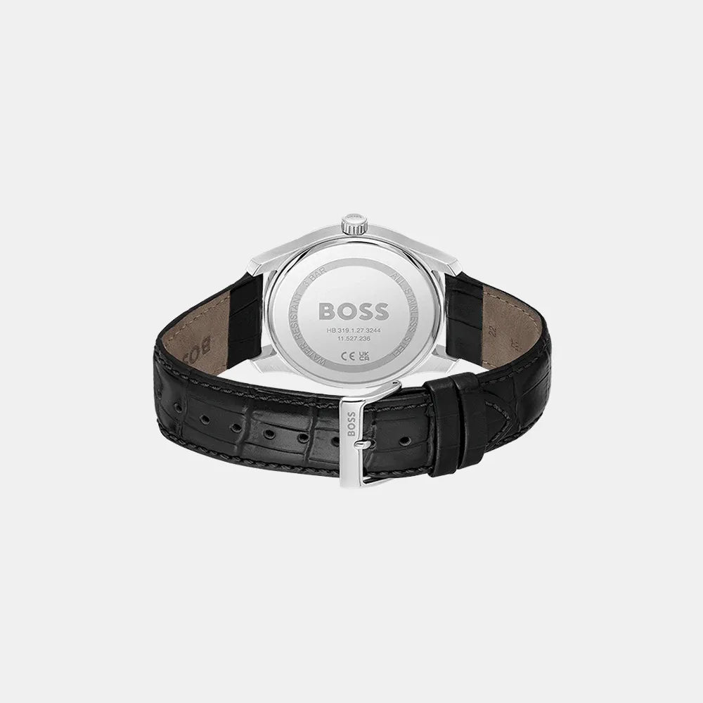 BOSS Montre BOSS Homme Business en Cuir Noir 1514122