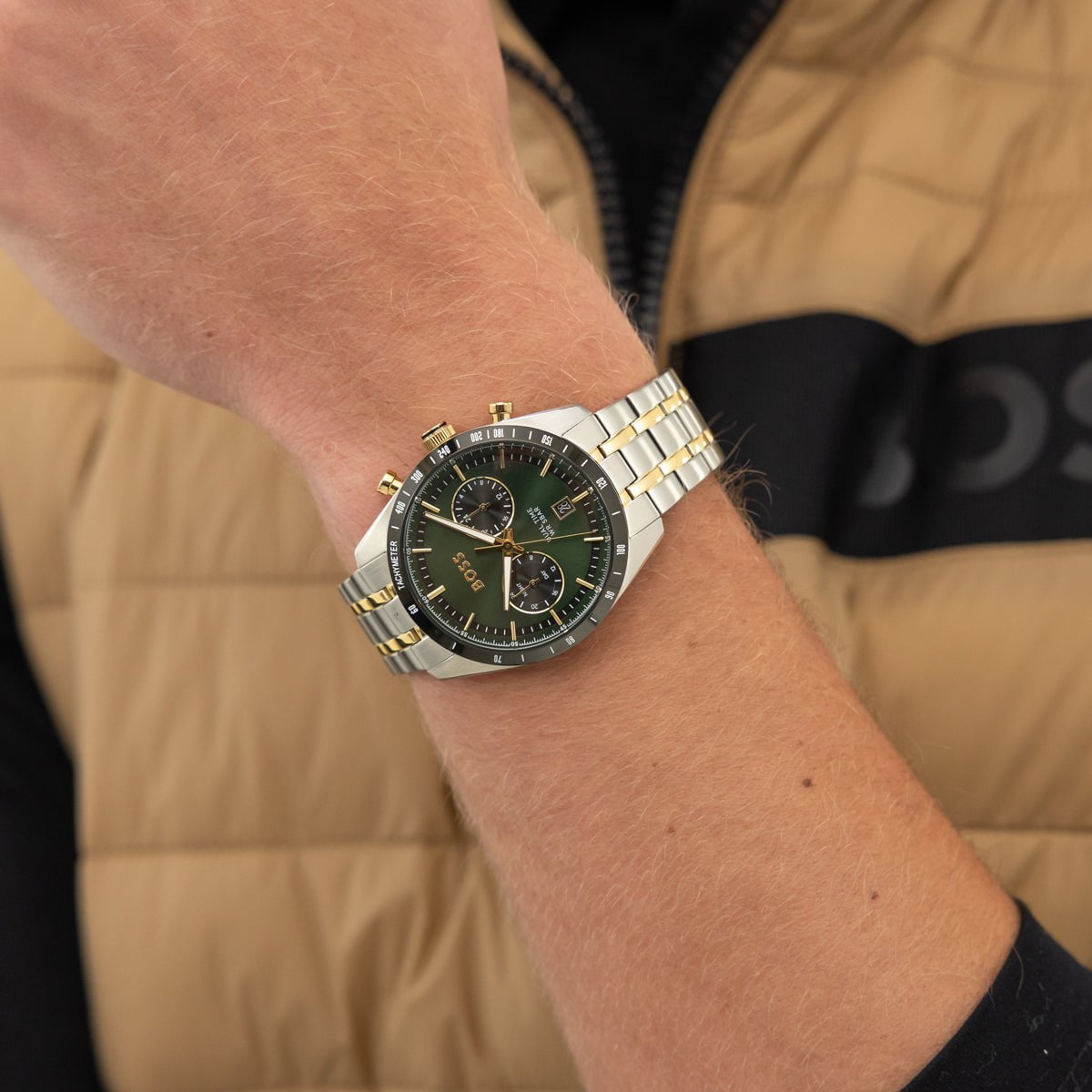 BOSS Montre BOSS Homme Chronographe en Acier 1514287