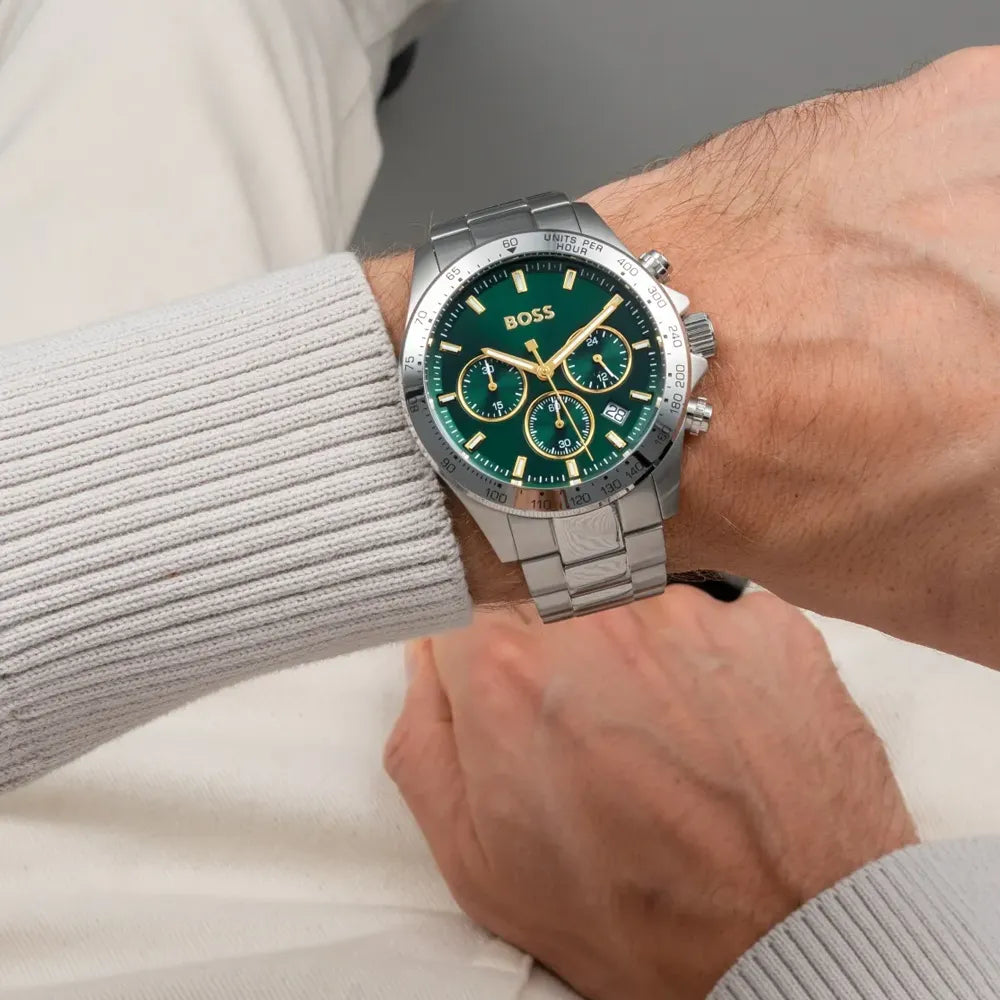 BOSS Montre BOSS Homme Hero Chronographe en Acier 1514217