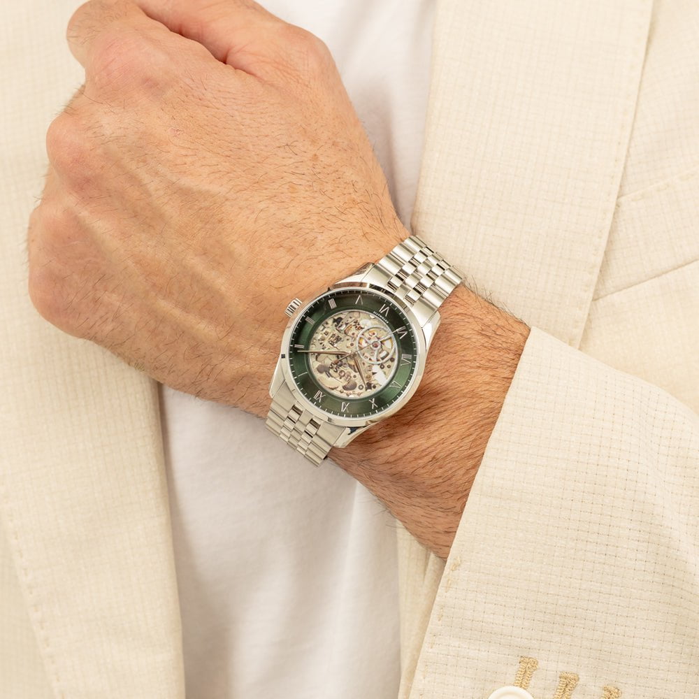 BOSS Montre BOSS Homme Principle Skeleton Automatique en Acier 1514236