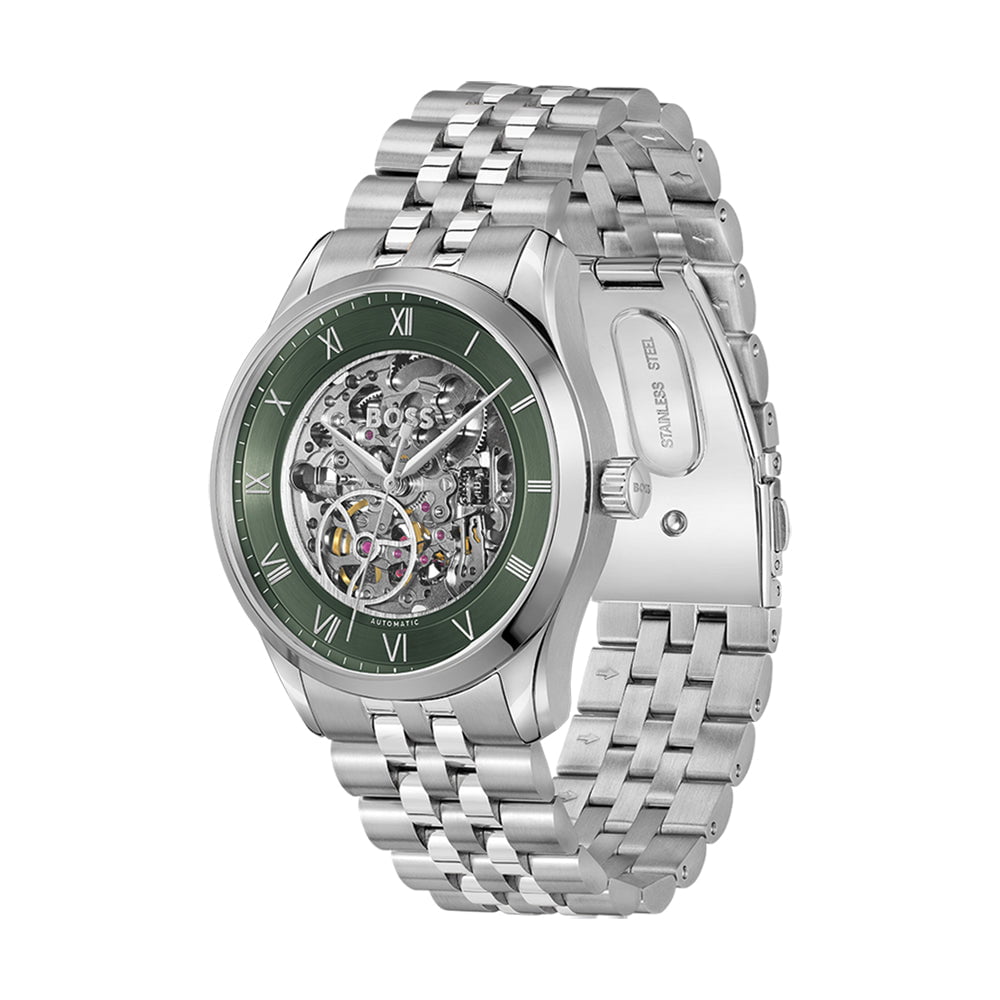 BOSS Montre BOSS Homme Principle Skeleton Automatique en Acier 1514236