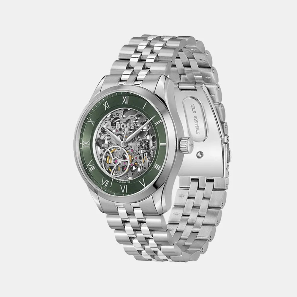 BOSS Montre BOSS Homme Principle Skeleton Automatique en Acier 1514236